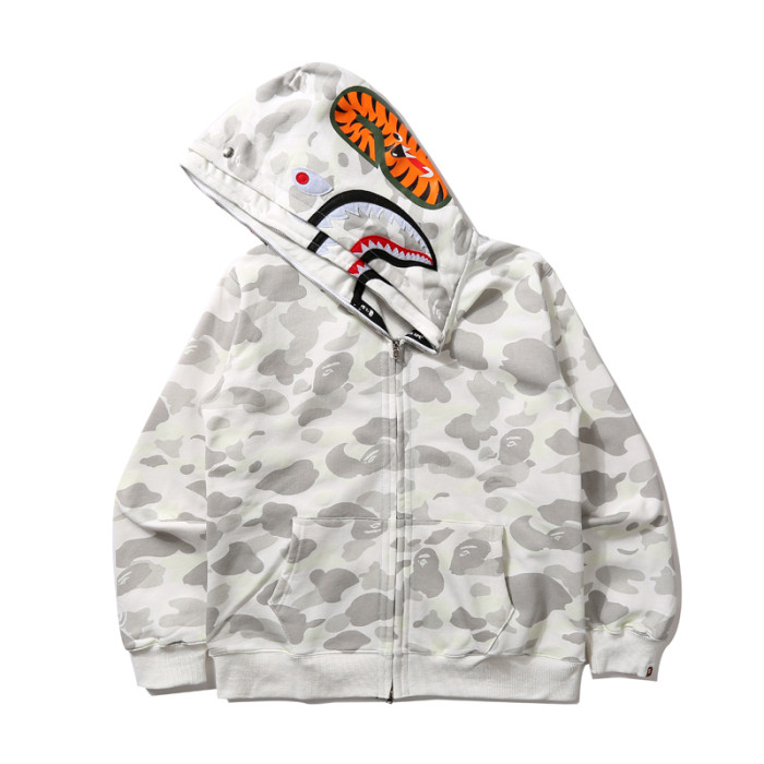 High Quality Bape Cotton Zipper Luminous Hoodie Jacket WTBP-150