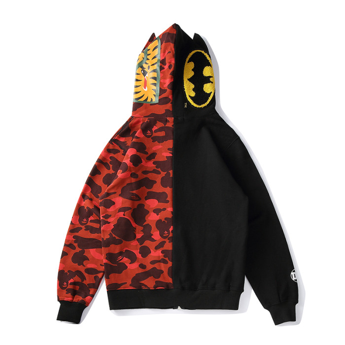 High Quality Bape Cotton Zipper Hoodie Jacket WTBP-161