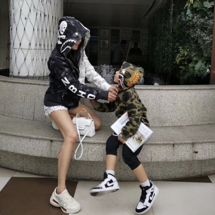 High Quality Bape Cotton Zipper Hoodie Jacket WTBP-164