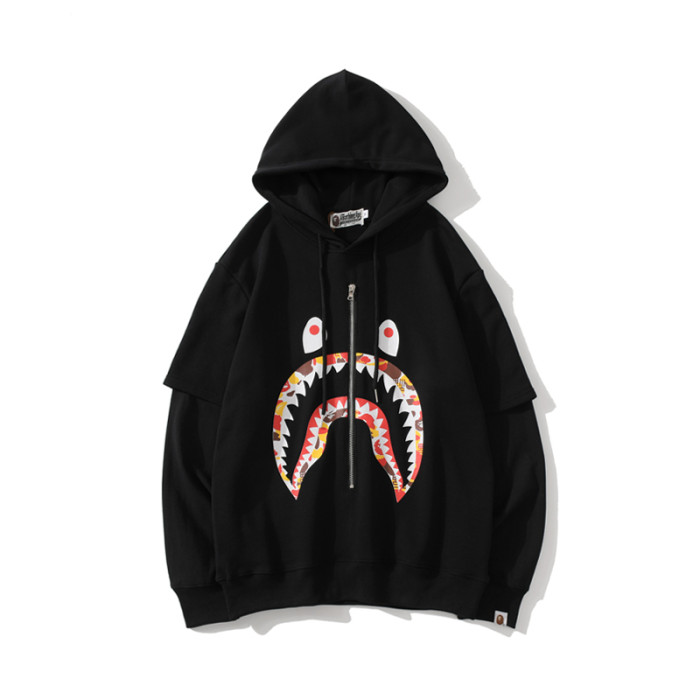 High Quality Bape Cotton Zipper Hoodie Jacket WTBP-175