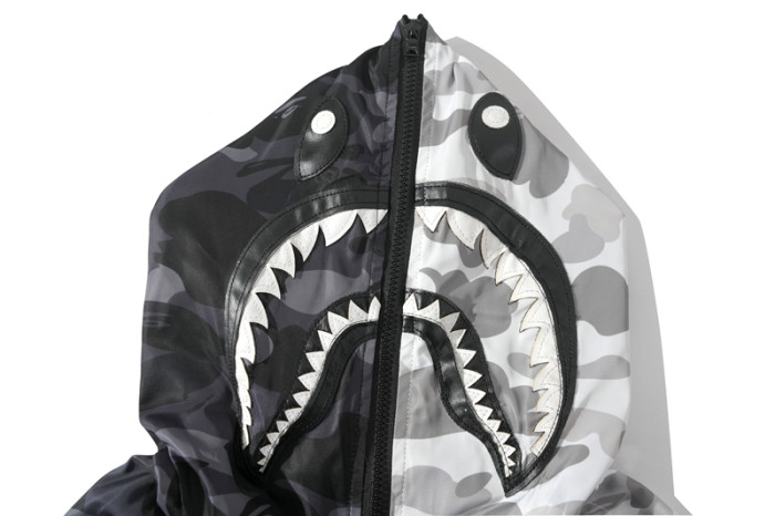 High Quality Bape Cotton Zipper Hoodie Jacket WTBP-170