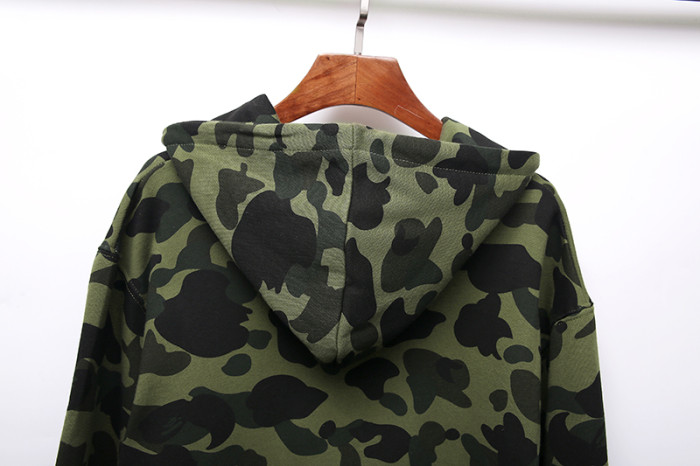 High Quality Bape Cotton Zipper Hoodie Jacket WTBP-148