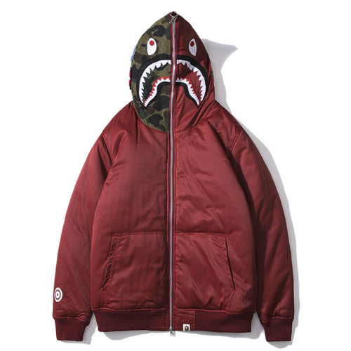 High Quality Bape Cotton Zipper Down Jacket WTBP-156