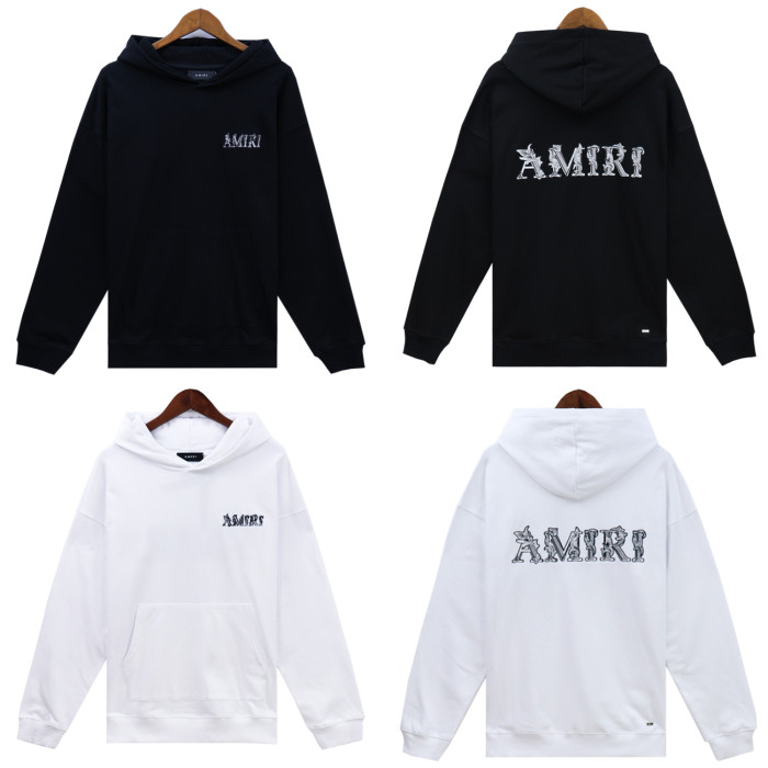 High Quality AMIRI 360g Cotton Hoodie WTAM-015