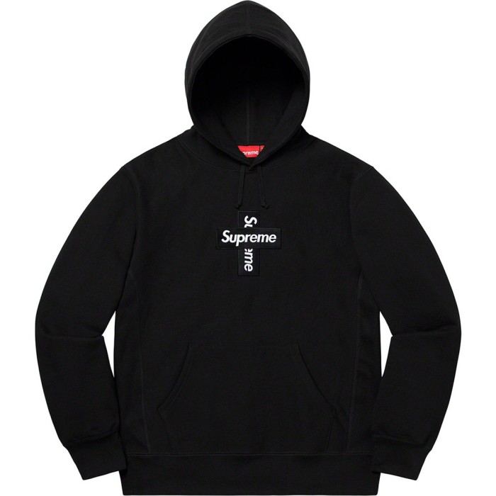 High Quality Supreme 20FW Cross Box Logo Hooded Sweatshirt Hoodie WTSP-004