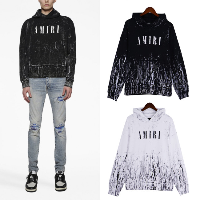 High Quality AMIRI 360g Cotton Hoodie WTAM-007