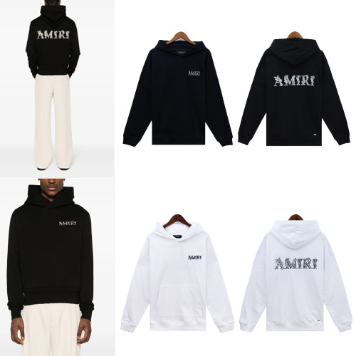 High Quality AMIRI 360g Cotton Hoodie WTAM-015