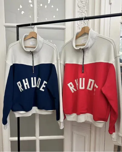 High Quality Rhude 360g Cotton Hoodie Jacket WTRD-004
