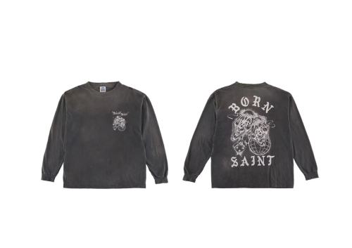 High Quality SAINT MICHAEL Cotton Sweatshirt Thin Hoodie WTSM-001