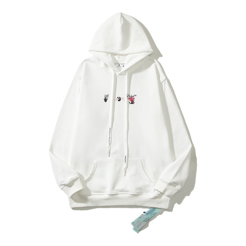 High Quality Off-white Cotton Hoodie WTOW-023