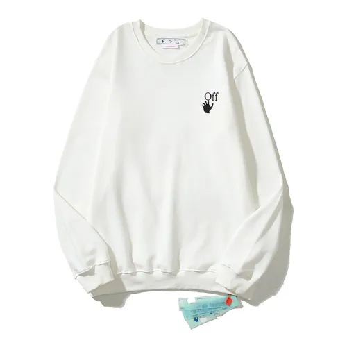 High Quality Off-white Cotton Hoodie WTOW-012
