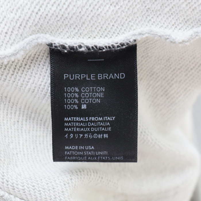 High Quality Purple Brand 360G Cotton Hoodie WTPP-001