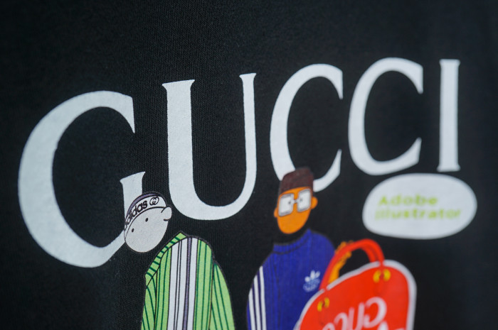 High Quality GUCCI 380g Cotton Sweatshirt Thin Hoodie WTGC-034