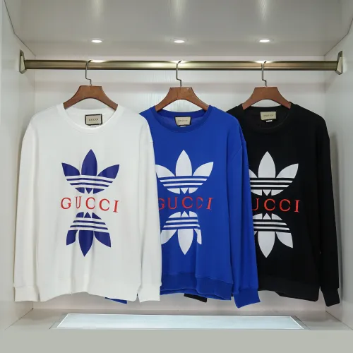 High Quality GUCCI Joint Adidas 380g Cotton Sweatshirt Thin Hoodie WTGC-028