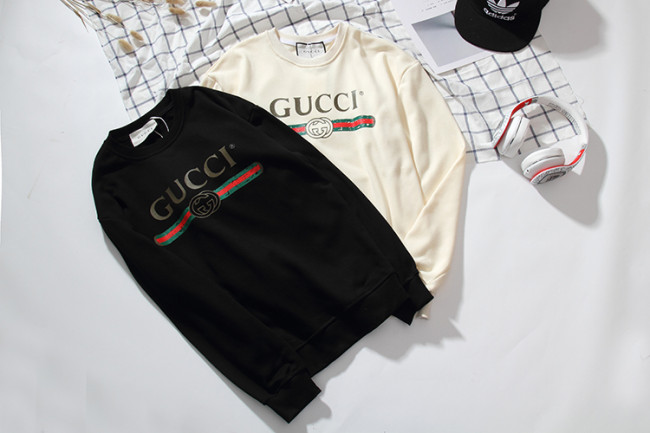 High Quality GUCCI 380g Cotton Sweatshirt Thin Hoodie WTGC-005