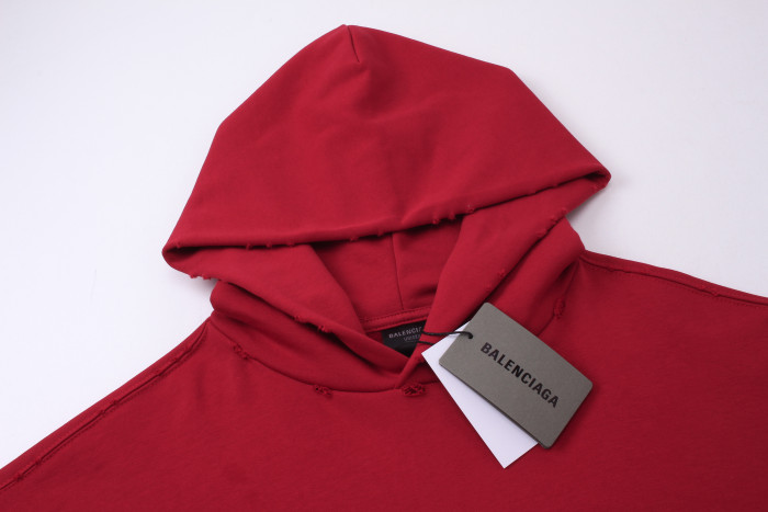 High Quality Balenciaga 420g Cotton Loose Hoodie WTBC-110