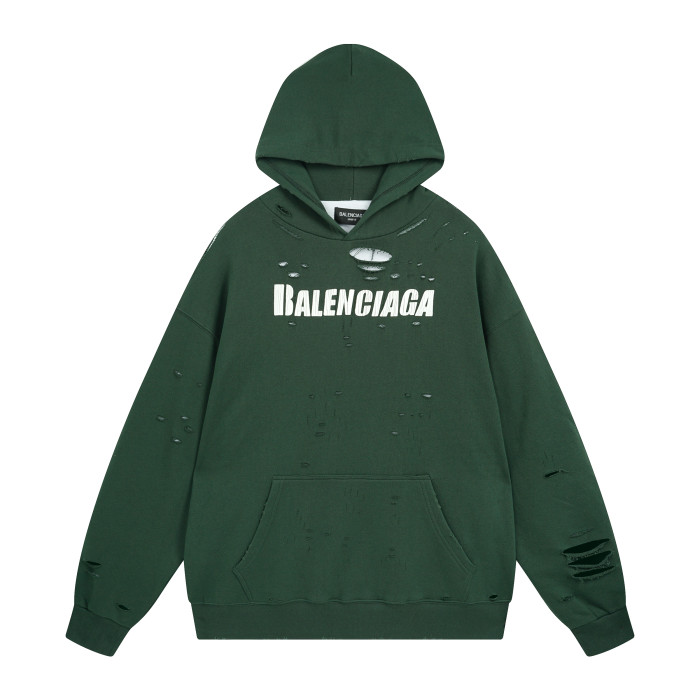 High Quality Balenciaga 420g Cotton Loose Hoodie WTBC-103