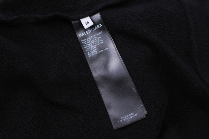 High Quality Balenciaga 260g Cotton Loose Hoodie WTBC-077