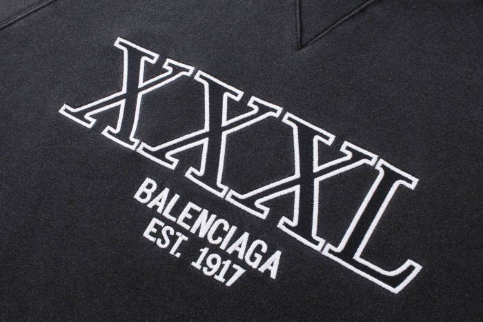 High Quality Balenciaga 420g Cotton Loose Hoodie WTBC-080