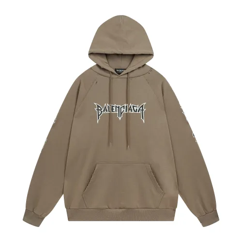 High Quality Balenciaga 420g Cotton Loose Hoodie WTBC-132