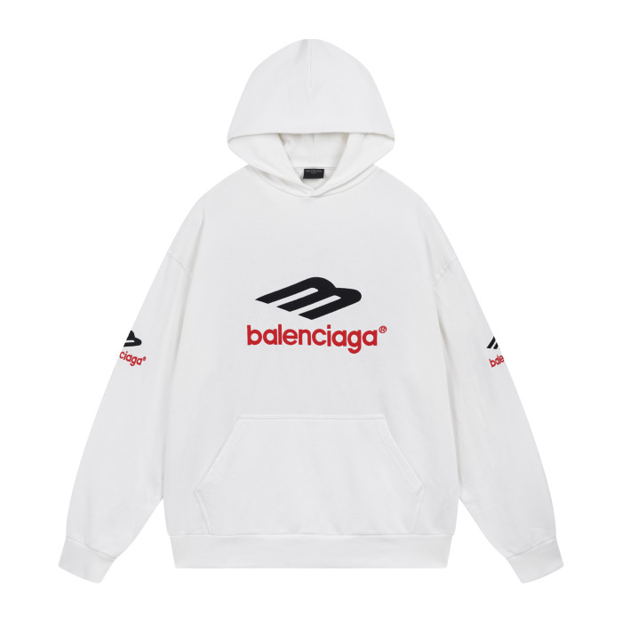 High Quality Balenciaga 420g Cotton Loose Hoodie WTBC-093