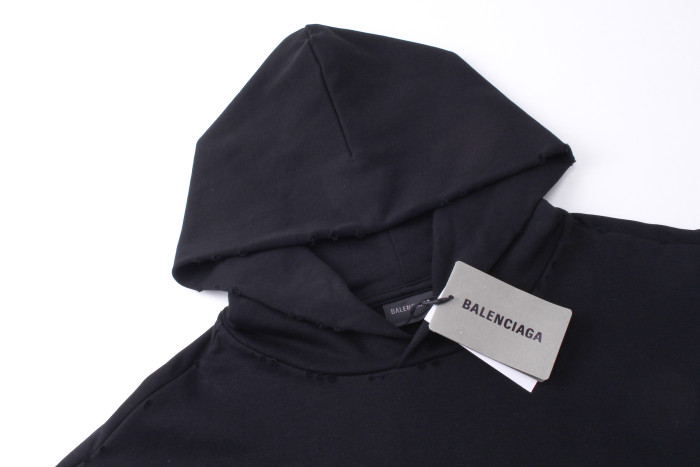 High Quality Balenciaga 420g Cotton Loose Hoodie WTBC-091