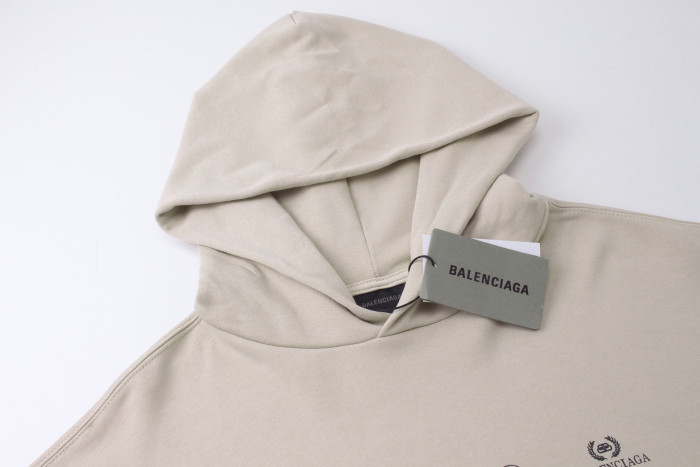 High Quality Balenciaga 420g Cotton Loose Hoodie WTBC-099