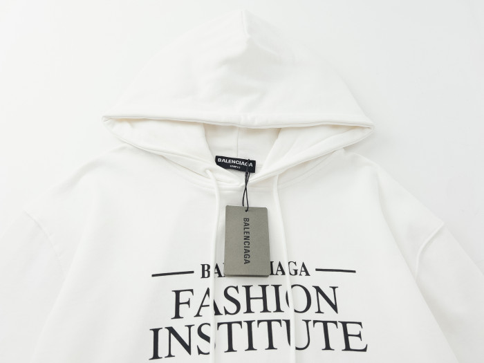 High Quality Balenciaga 420g Cotton Loose Hoodie WTBC-144