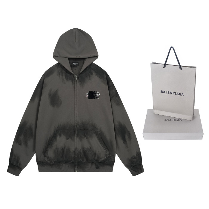 High Quality Balenciaga 420g Cotton Loose Hoodie WTBC-119