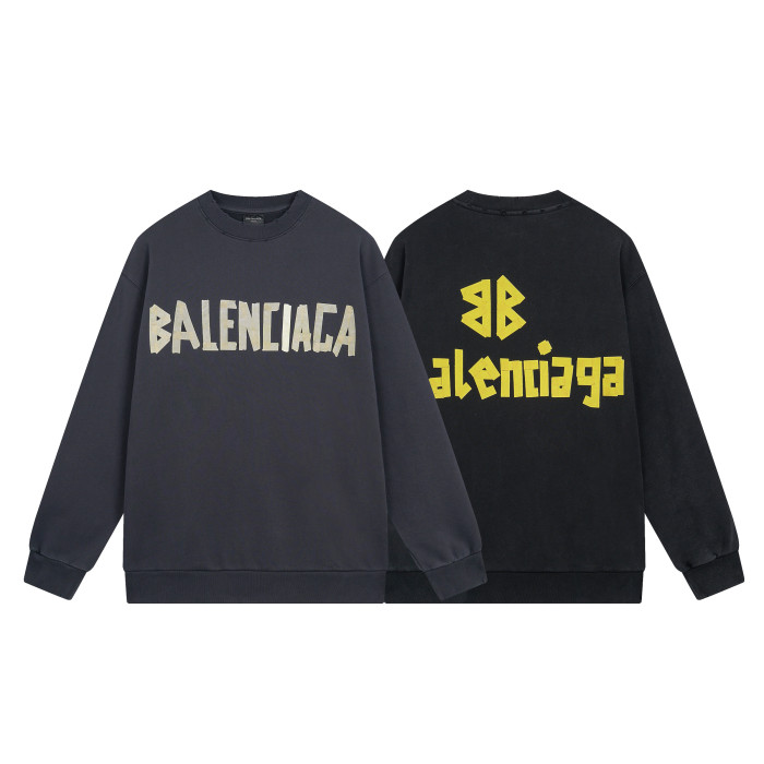 High Quality Balenciaga 260g Cotton Loose Hoodie WTBC-074