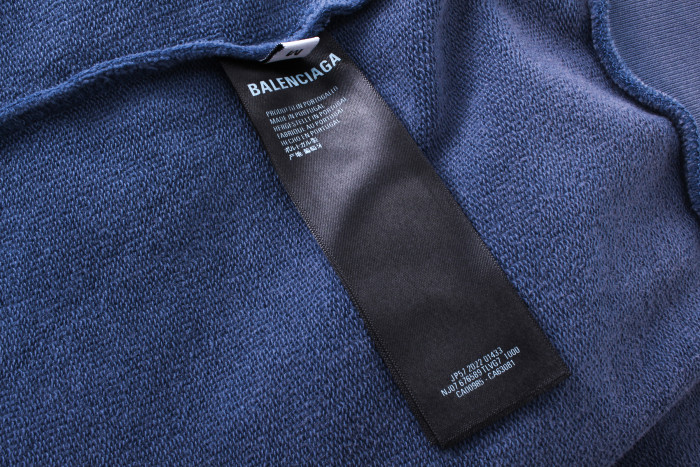 High Quality Balenciaga 420g Cotton Loose Hoodie WTBC-124