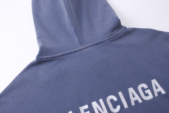 High Quality Balenciaga 420g Cotton Loose Hoodie WTBC-124