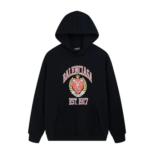 High Quality Balenciaga 420g Cotton Loose Hoodie WTBC-137