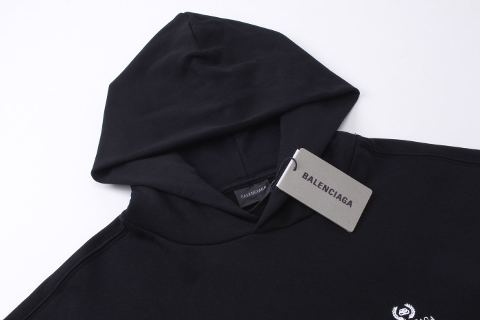 High Quality Balenciaga 420g Cotton Loose Hoodie WTBC-099