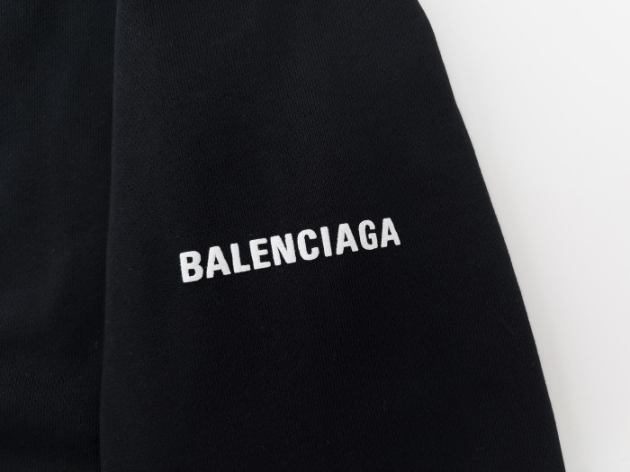 Copy High Quality Balenciaga 420g Cotton Loose Hoodie WTBC-140