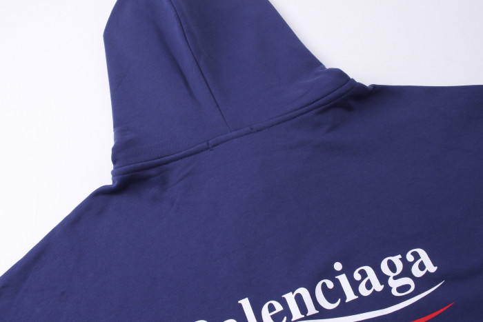 High Quality Balenciaga 420g Cotton Loose Hoodie WTBC-126