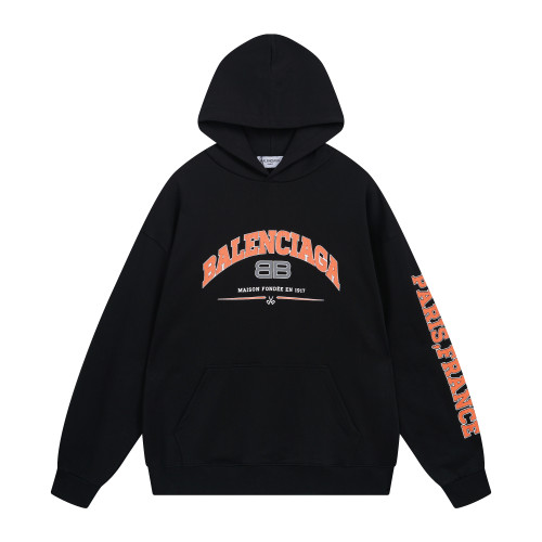 High Quality Balenciaga 420g Cotton Loose Hoodie WTBC-104