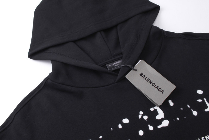 High Quality Balenciaga 420g Cotton Loose Hoodie WTBC-098