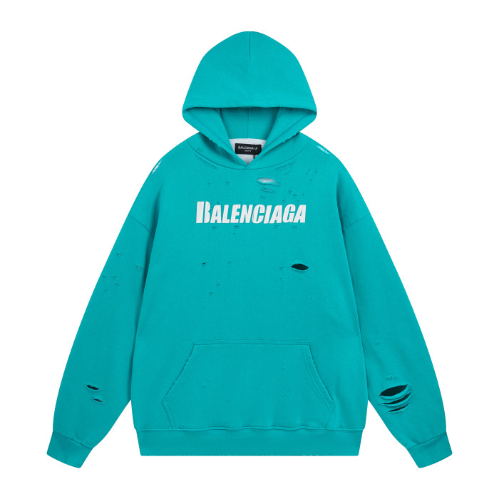 High Quality Balenciaga 420g Cotton Loose Hoodie WTBC-103