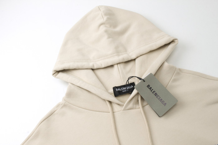 High Quality Balenciaga 420g Cotton Loose Hoodie WTBC-122