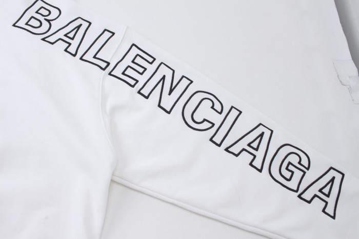 High Quality Balenciaga 420g Cotton Loose Hoodie WTBC-097