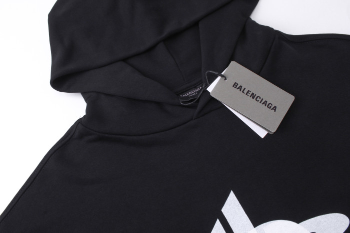 High Quality Balenciaga 420g Cotton Loose Hoodie WTBC-108