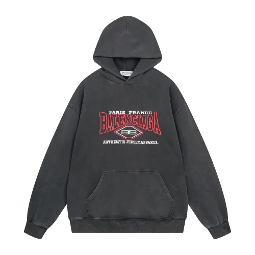 High Quality Balenciaga 420g Cotton Loose Hoodie WTBC-127