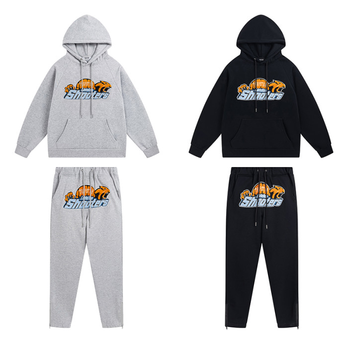 High Quality Trapstar Cotton Hoodie + Trouser Set WTTP-010