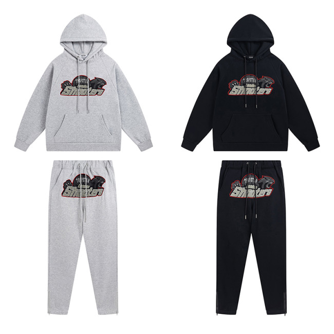 High Quality Trapstar Cotton Hoodie + Trouser Set WTTP-009