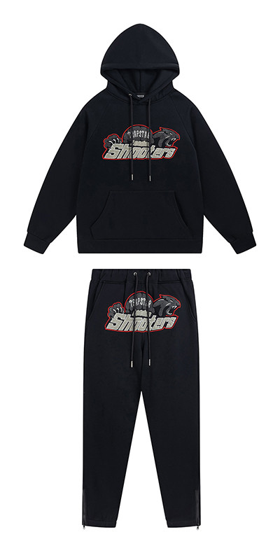 High Quality Trapstar Cotton Hoodie + Trouser Set WTTP-009