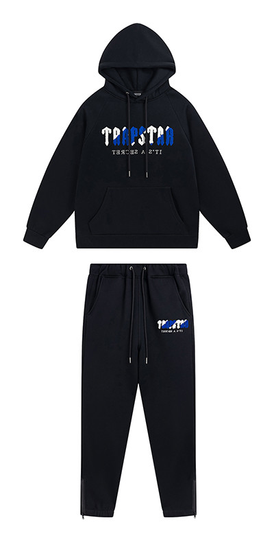 High Quality Trapstar Cotton Hoodie + Trouser Set WTTP-008