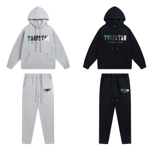 High Quality Trapstar Cotton Hoodie + Trouser Set WTTP-003