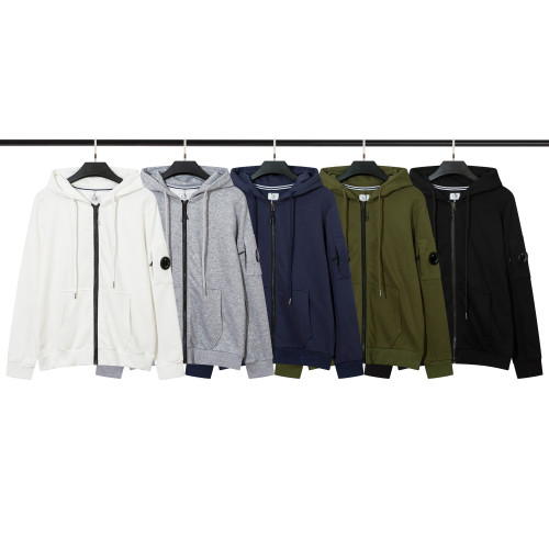 High Quality STONG ISLAND 360G Cotton HoodieZipper Jacket WTSI-054