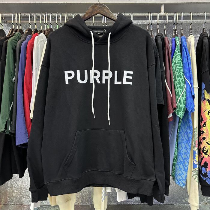 High Quality Purple Brand 360G Cotton Hoodie WTPP-028